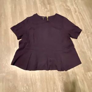 Talbots peplum top